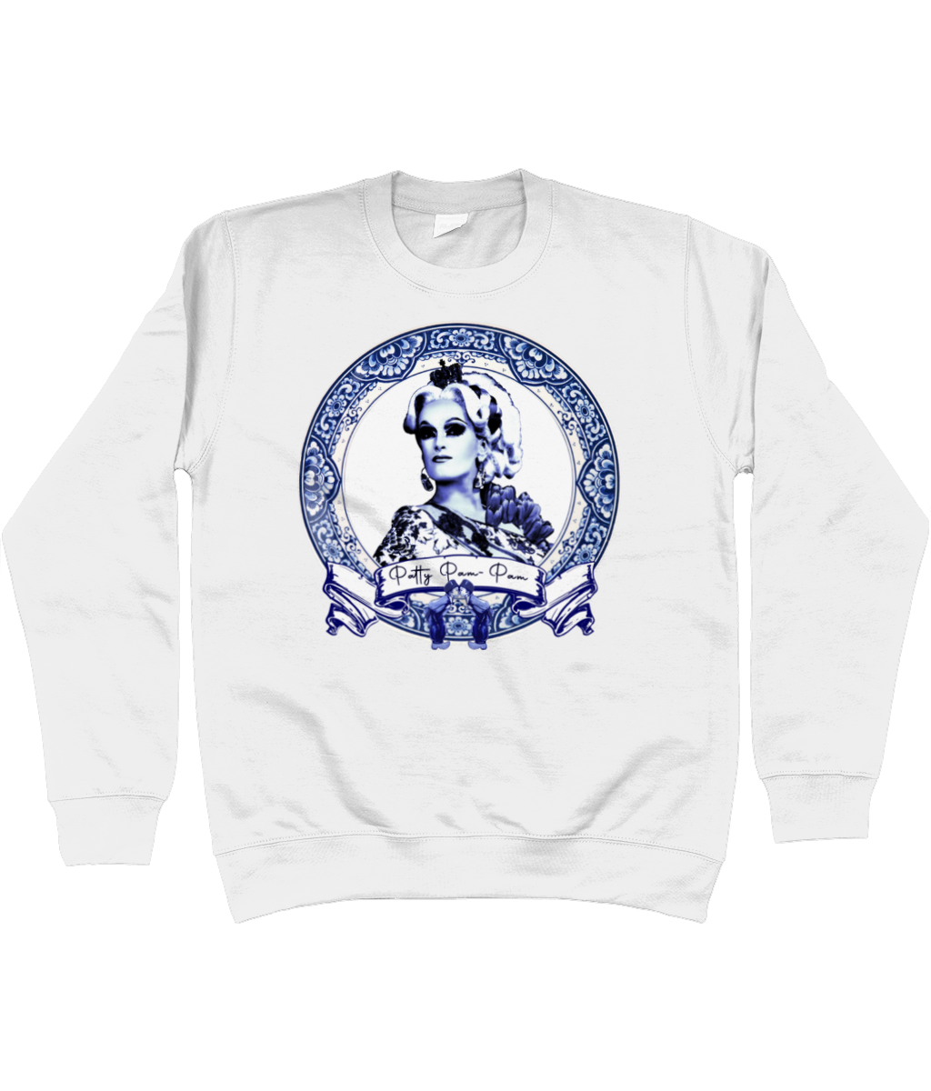 Patty Pam-Pam - Delft Blue Sweatshirt