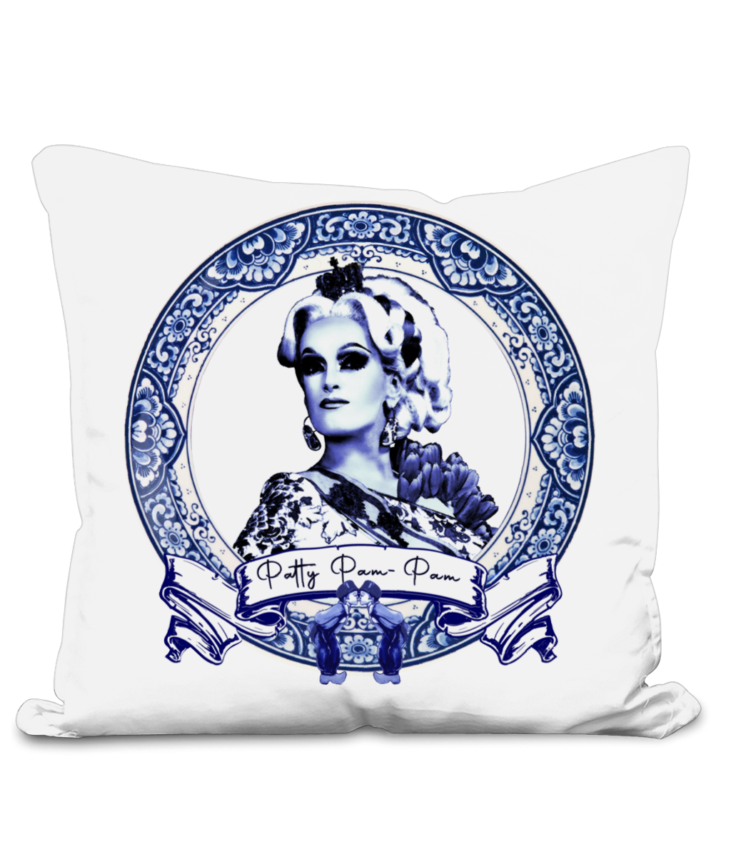 Patty Pam-Pam - Delft Blue Cushion