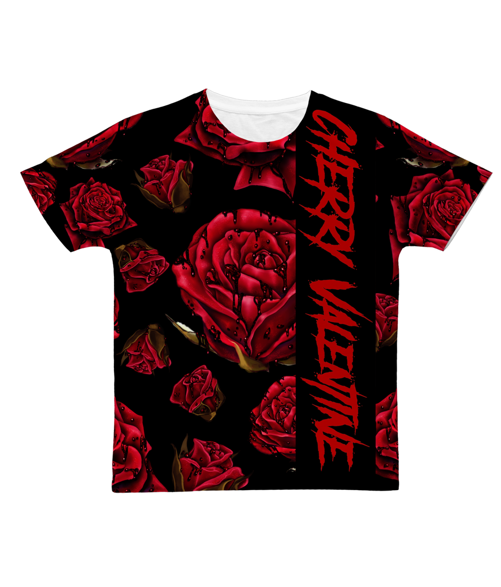 Cherry Valentine - Rose Blood Sublimation T-Shirt